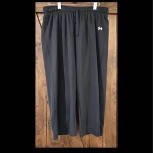 Capri Medium Under Armour  21” Inseam pockets rise=10.5” FLAW -spot defect C3406